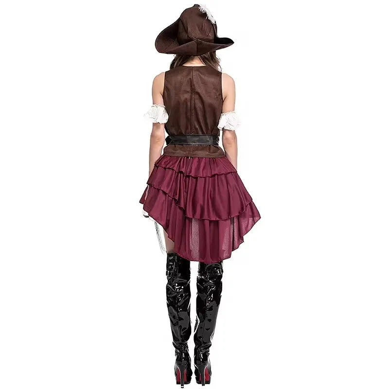 Pirate Captain Party Costume Dress for Women | Marisol