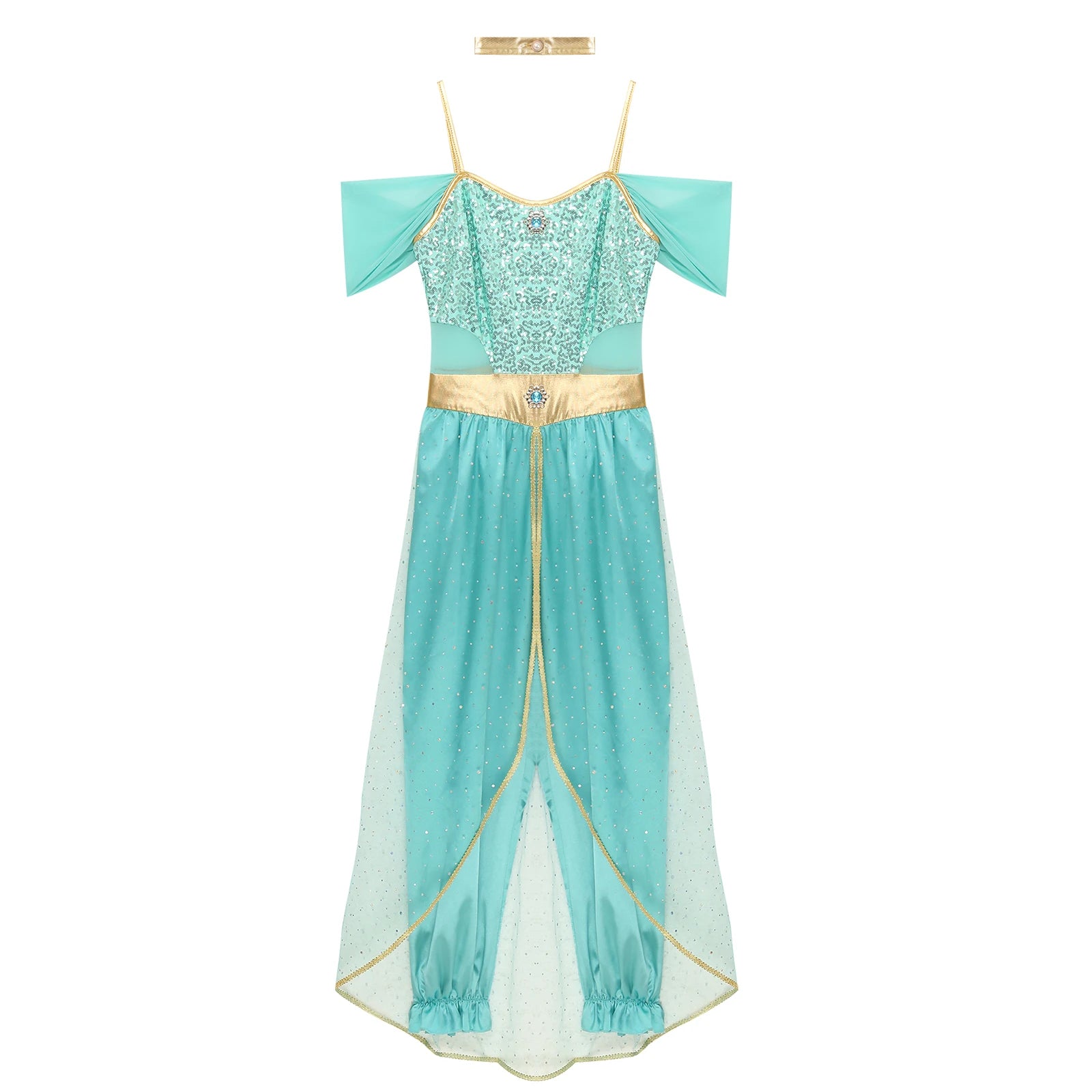 Princess Jasmine Inspired Party Costume Set for Women | Alira