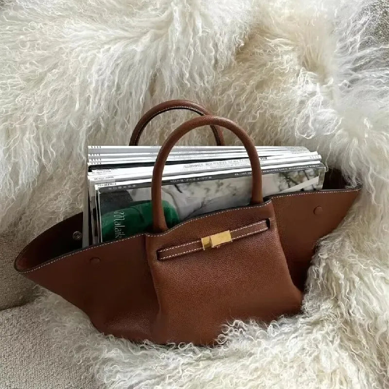 Renley – Trapezoid Structured Tote Bag