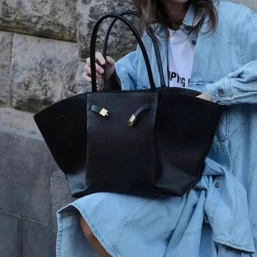 Renley – Trapezoid Structured Tote Bag