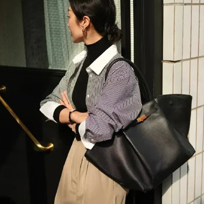Renley – Trapezoid Structured Tote Bag