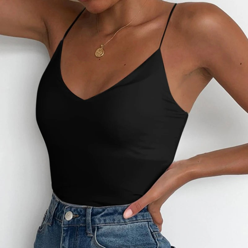Satin Slim Sleeveless Camisole for Women | Vantora
