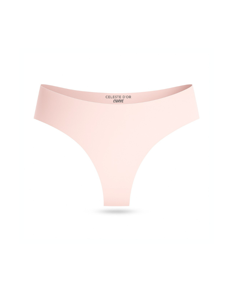 Seamless Invisible Thong for Women | Talia Light Pink