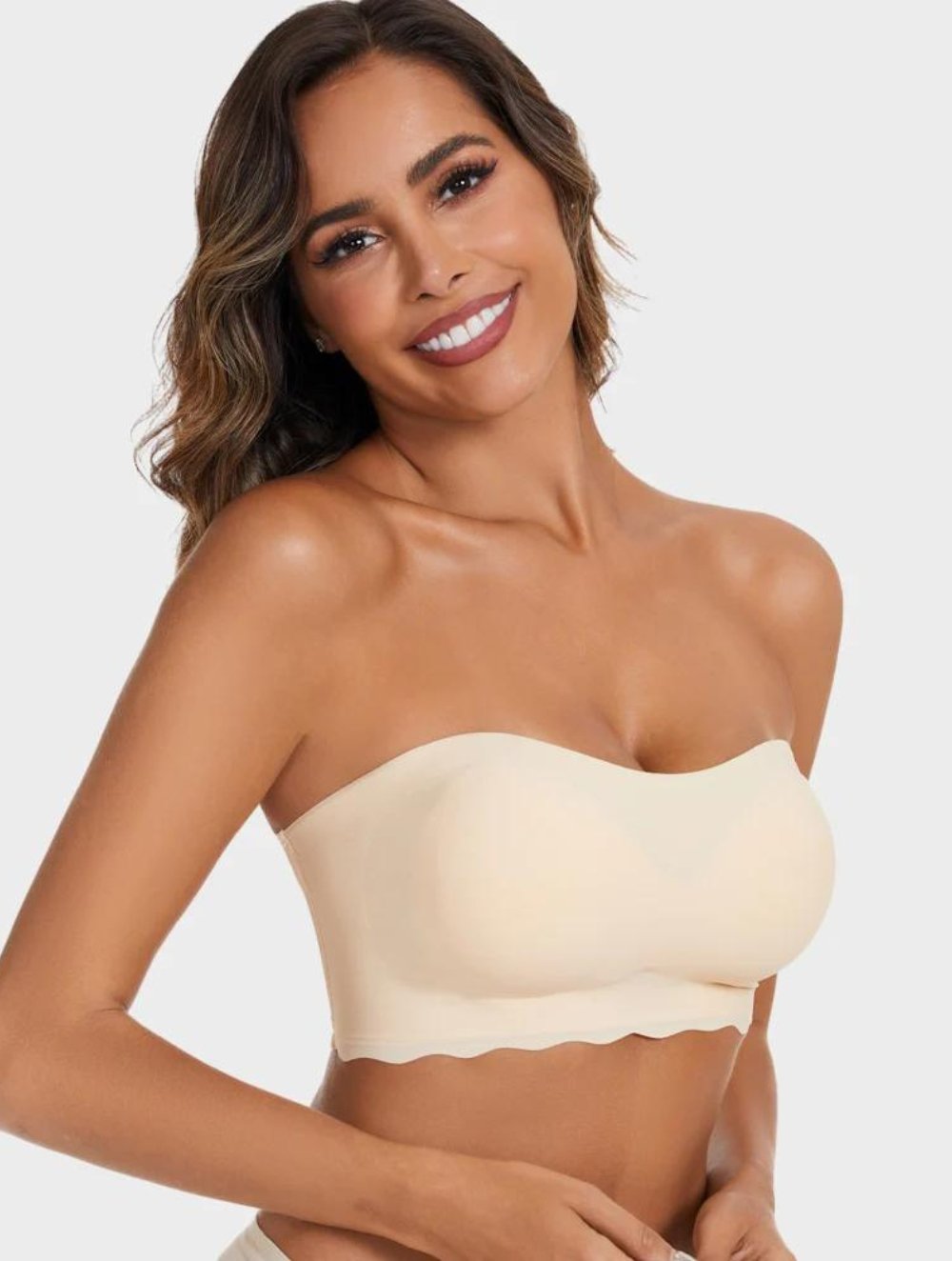 Seamless Strapless Bandeau Bra for Women | Nathalie 50 115