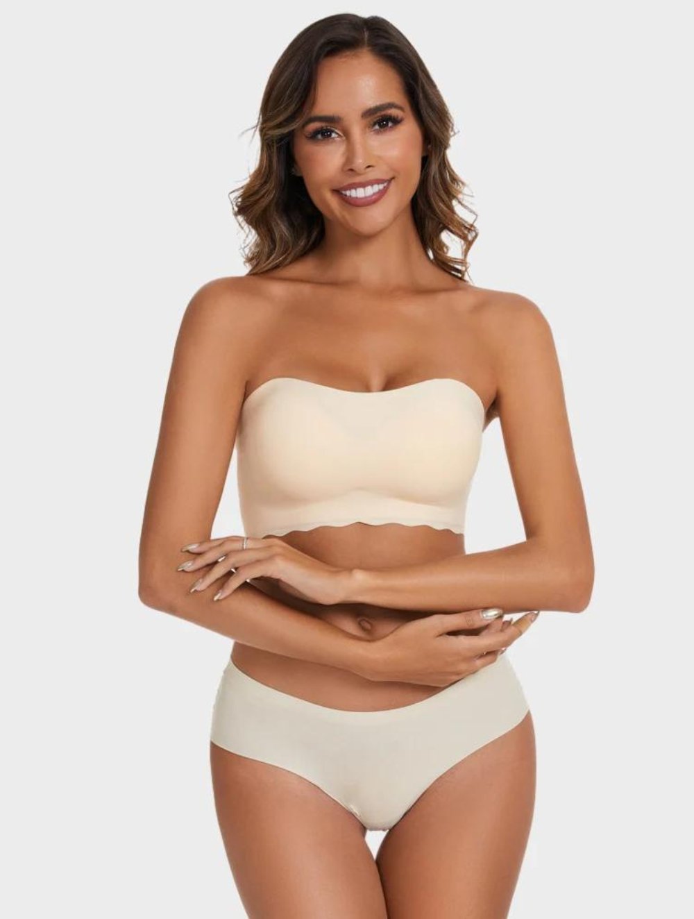 Seamless Strapless Bandeau Bra for Women | Nathalie 50 115 F