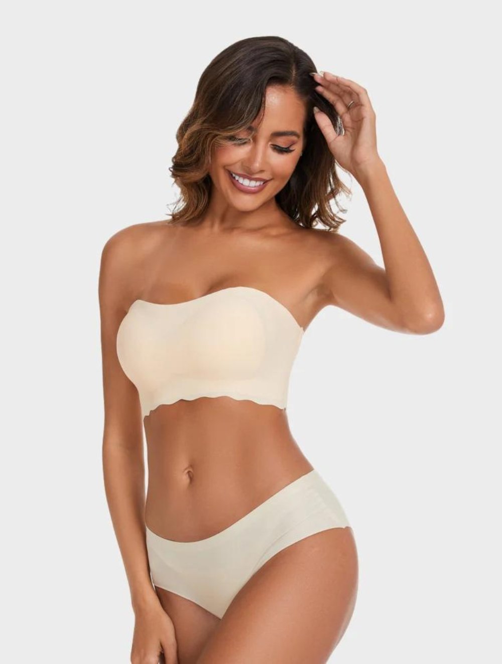 Seamless Strapless Bandeau Bra for Women | Nathalie