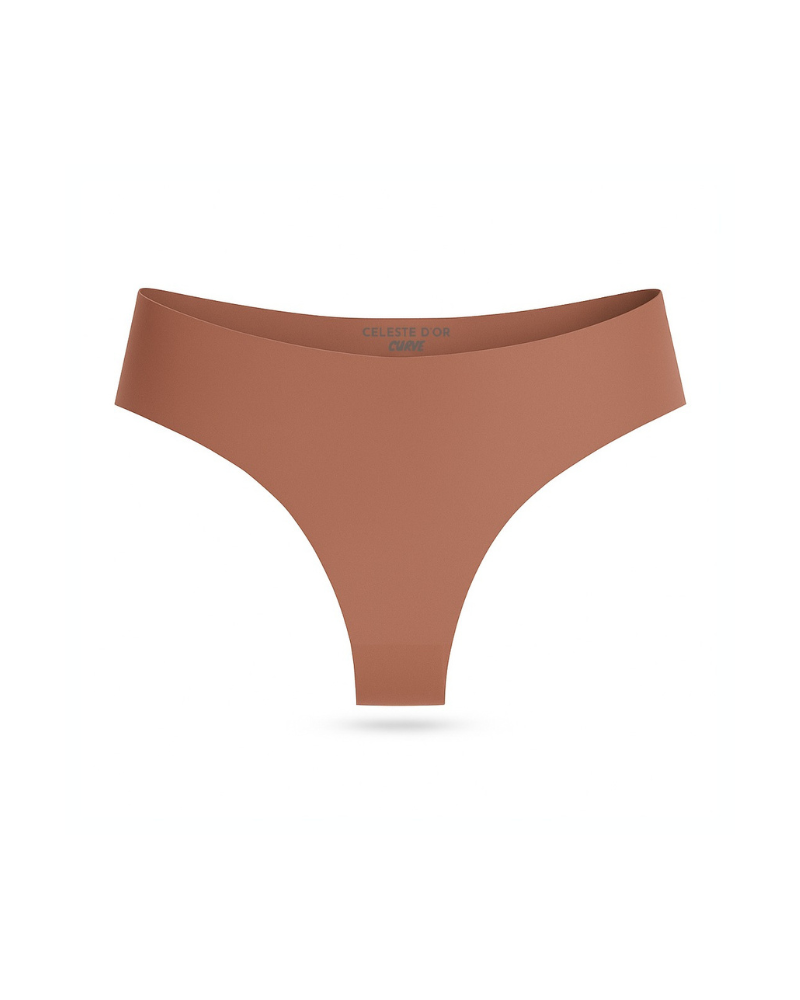 Seamless Invisible Thong for Women | Talia Mocha
