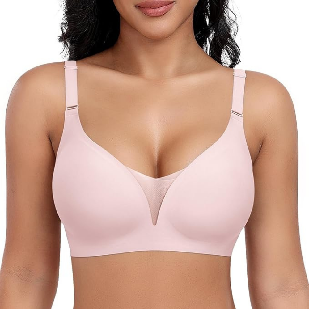 Seamless Wireless Lift Bra with JellyLift Technology for Women | Noelle Light Pink