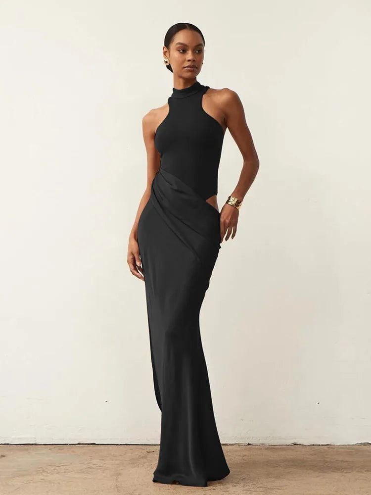 Sleeveless Hollow Out Maxi Dress for Women | Korina