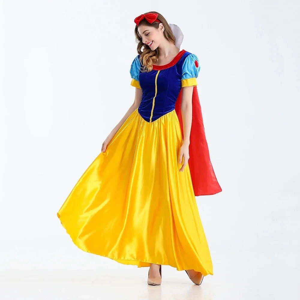 Snow White Inspired Princess Party Costume Dress for Women | Mirabelle