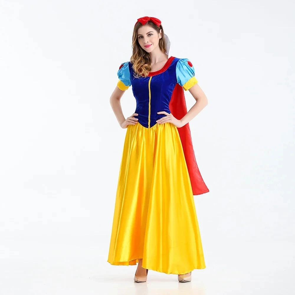 Snow White Inspired Princess Party Costume Dress for Women | Mirabelle