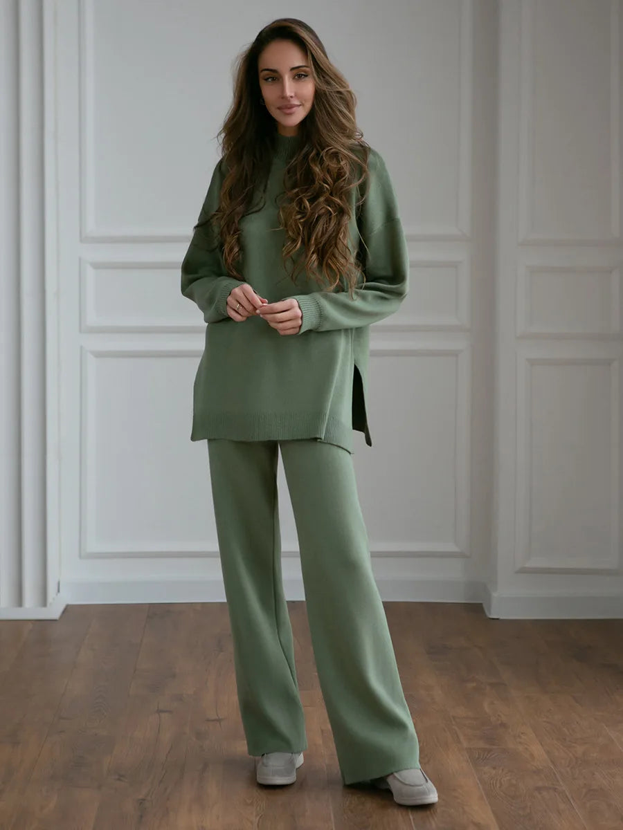 Solenne – Thick Knit Two-Piece Set