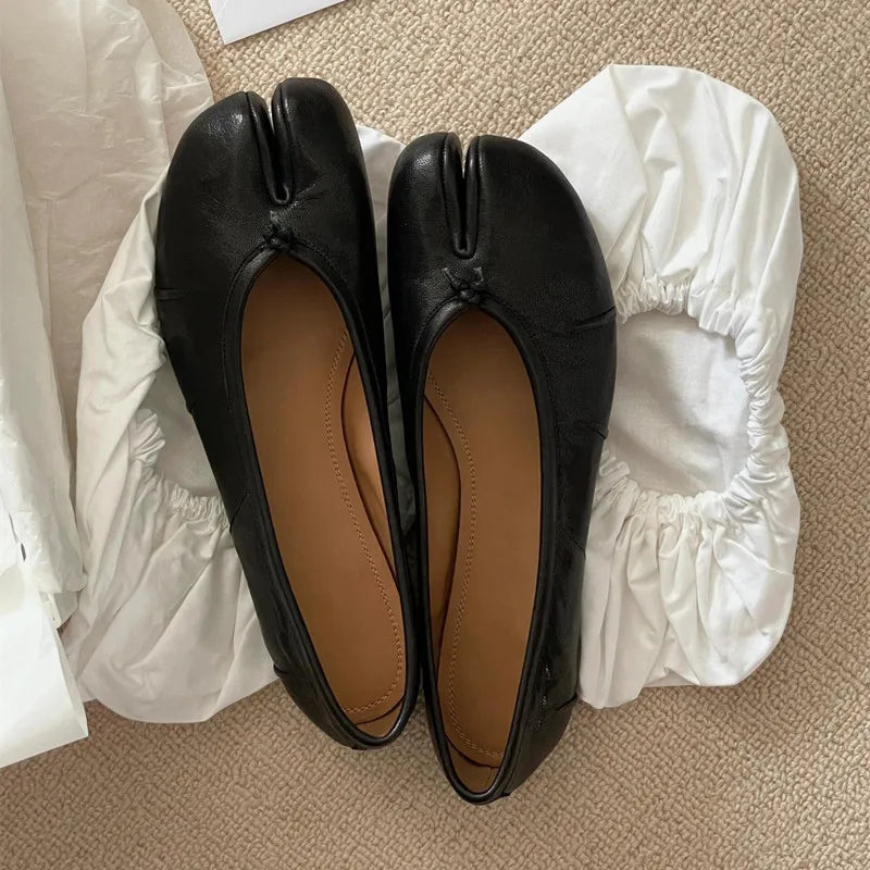 Split Toe Ballet Flats for Women | Zylara