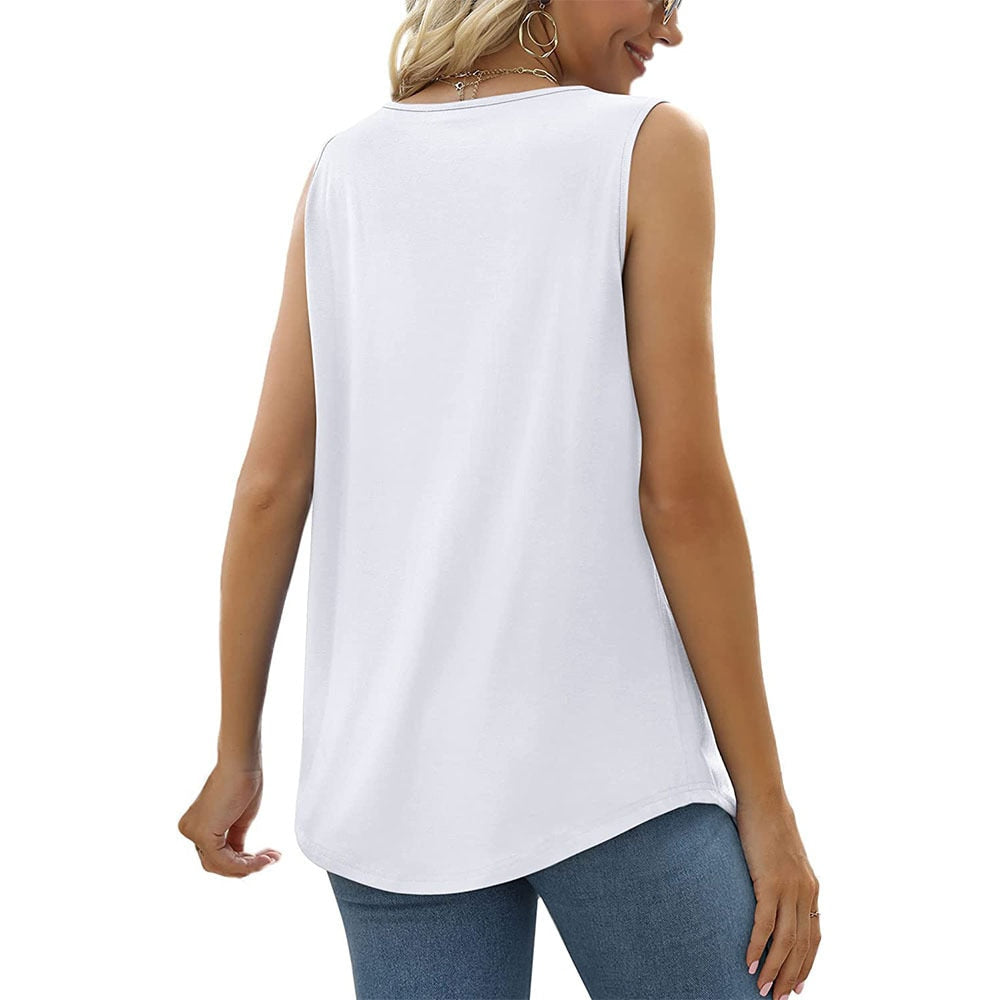 Square-Neck Sleeveless Top For Women | Dallara