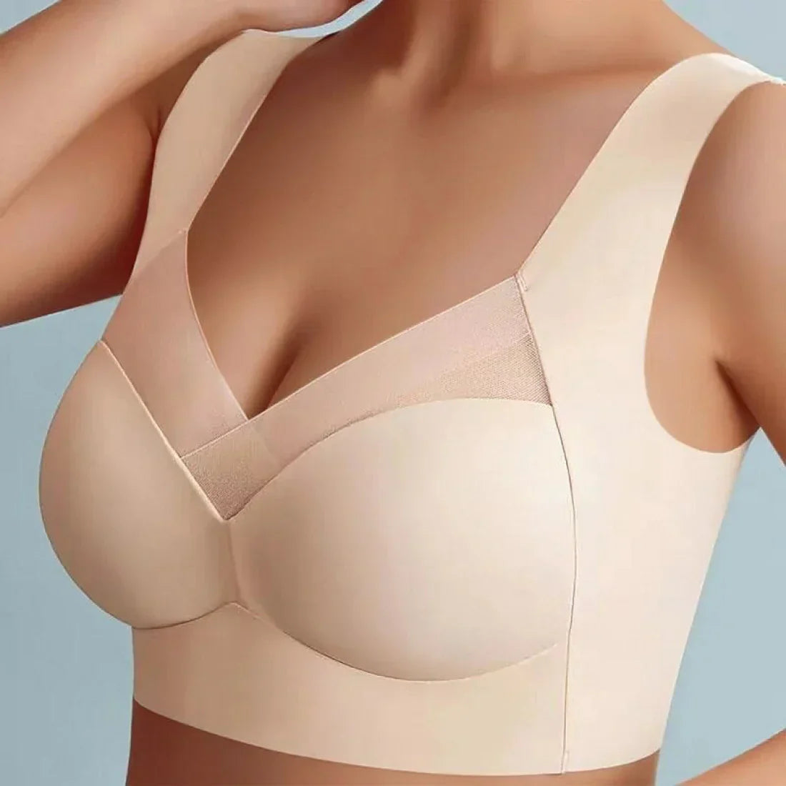 Stylish Wireless Push-Up Comfort Bra for Women | Eleanor Beige
