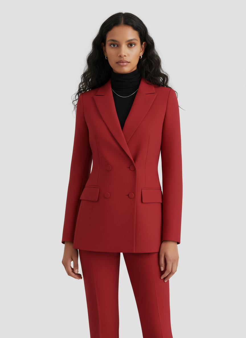Tailored Suit Set Tapered Pants for Women | Laurienne