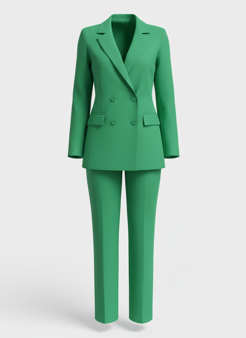 Tailored Suit Set Tapered Pants for Women | Laurienne Green
