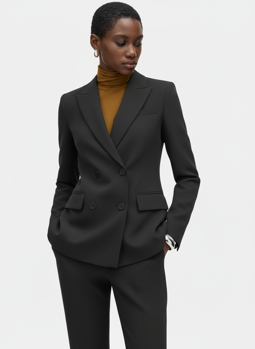 Tailored Suit Set Tapered Pants for Women | Laurienne