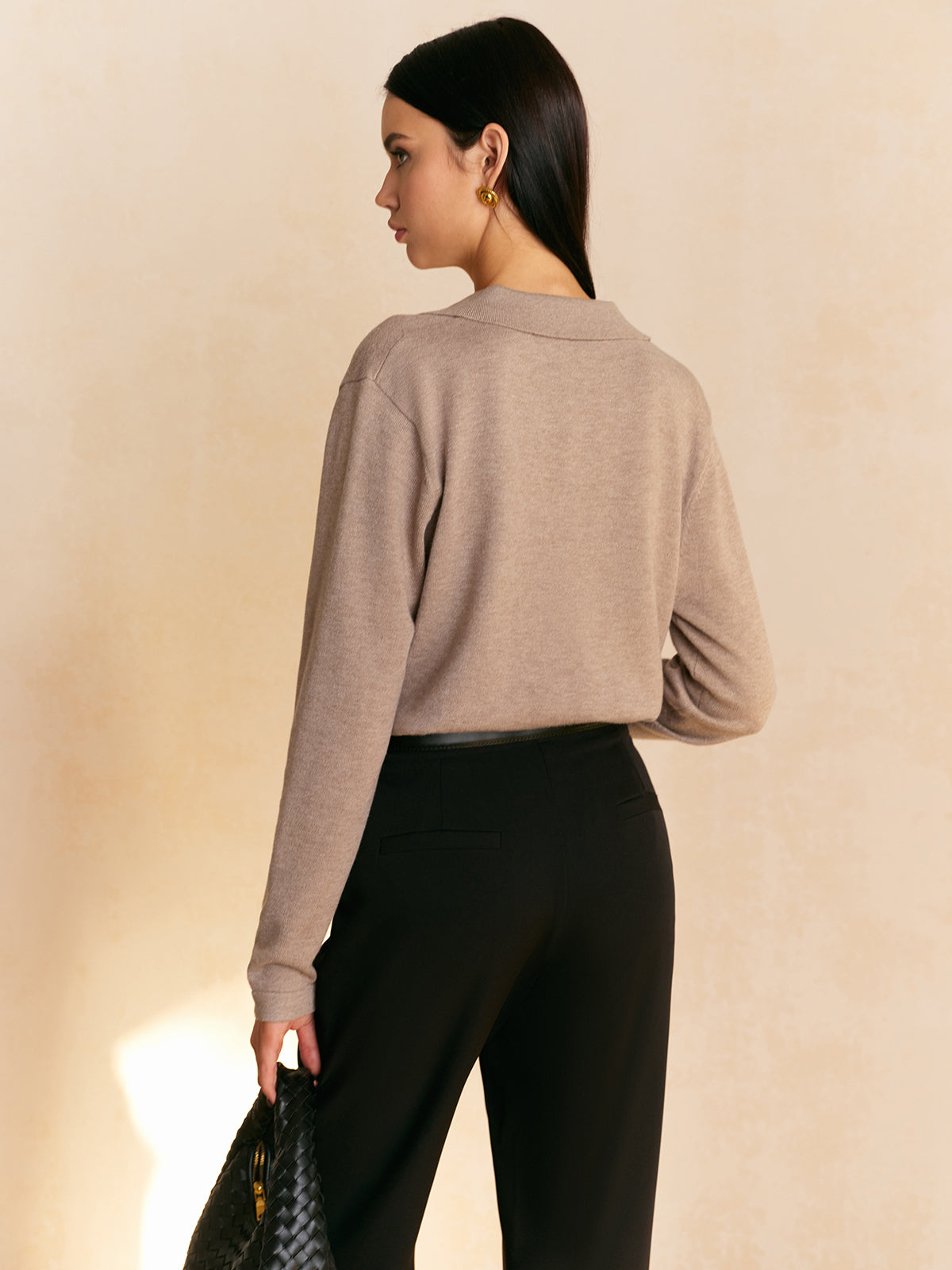 Collared Pullover Sweater Stylish Fit for Women | Trevon