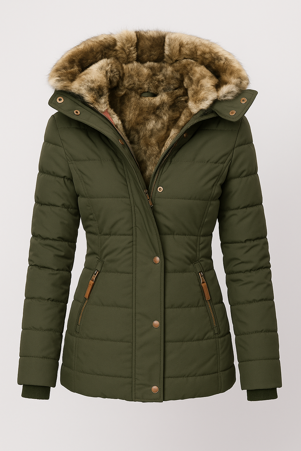 Waterproof Winter Coat with Fur Lining for Women | Velmira