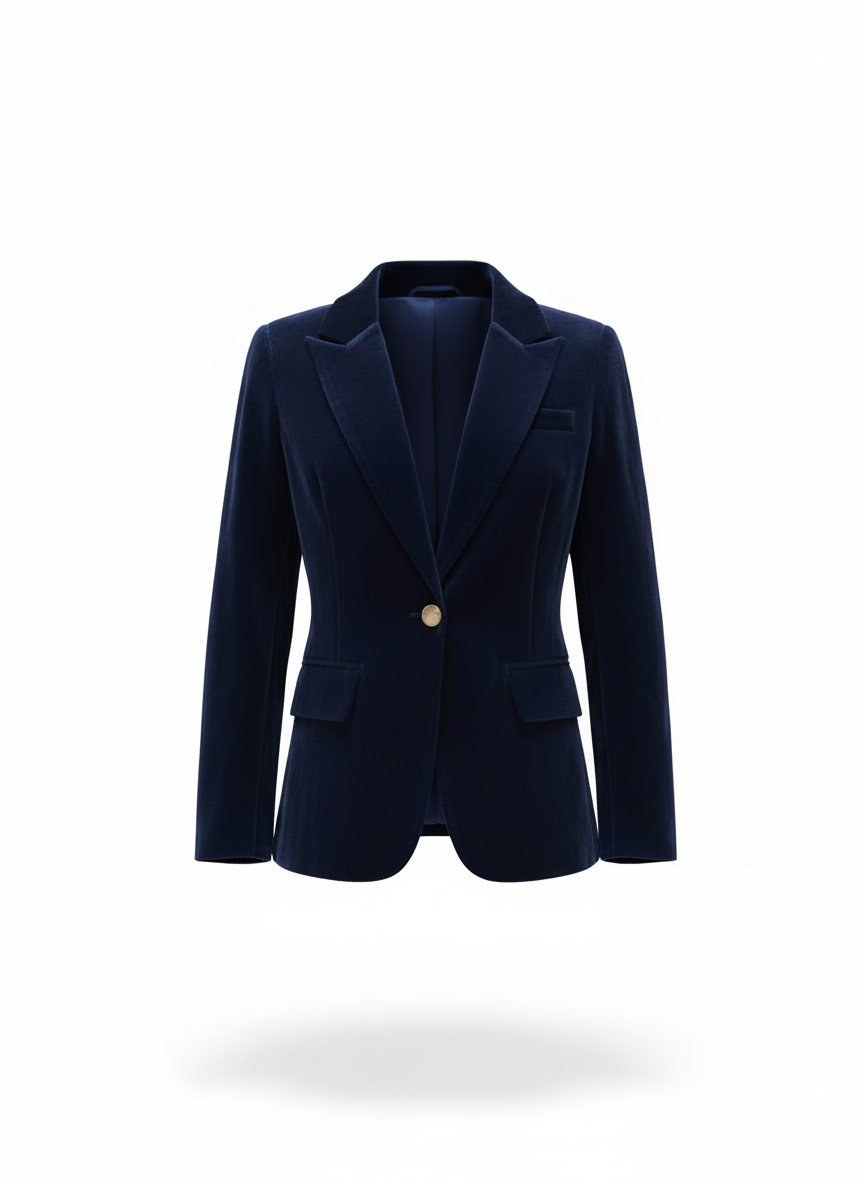 Velvet Blazer Tailored Fit for Women | Vivienne
