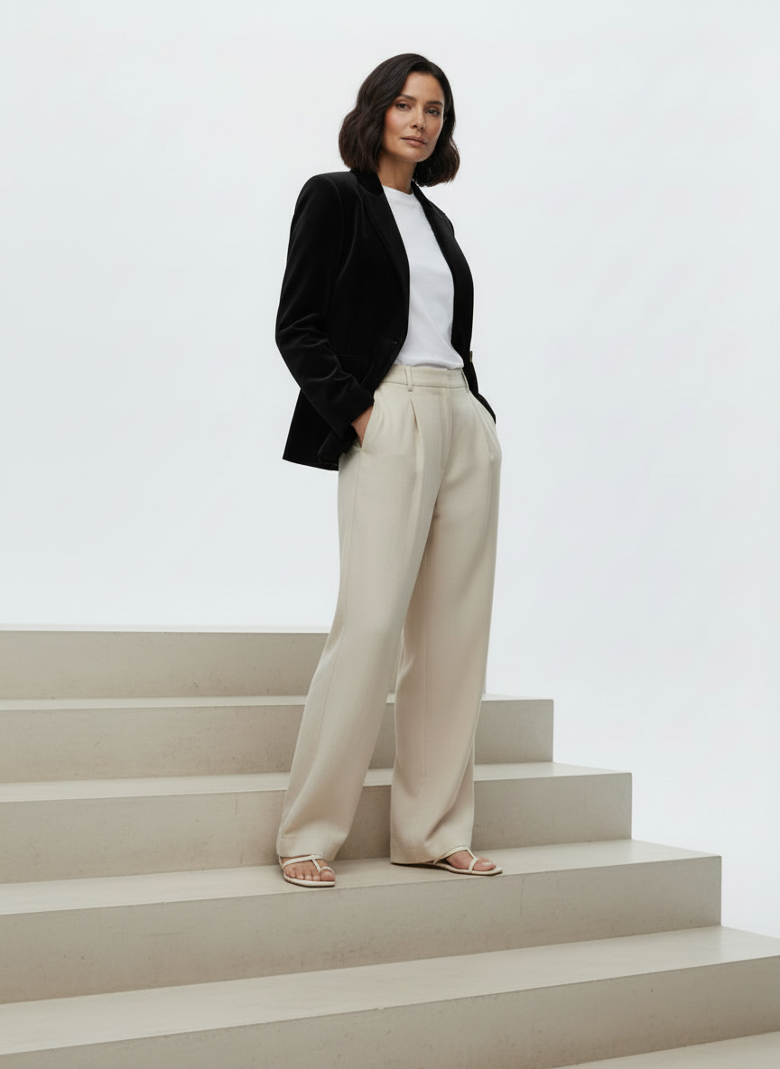 Velvet Blazer Tailored Fit for Women | Vivienne