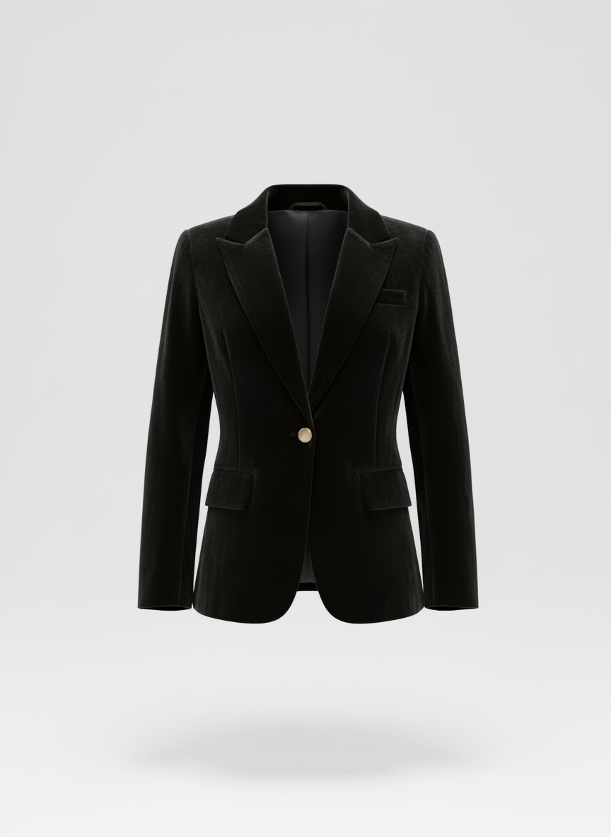 Velvet Blazer Tailored Fit for Women | Vivienne