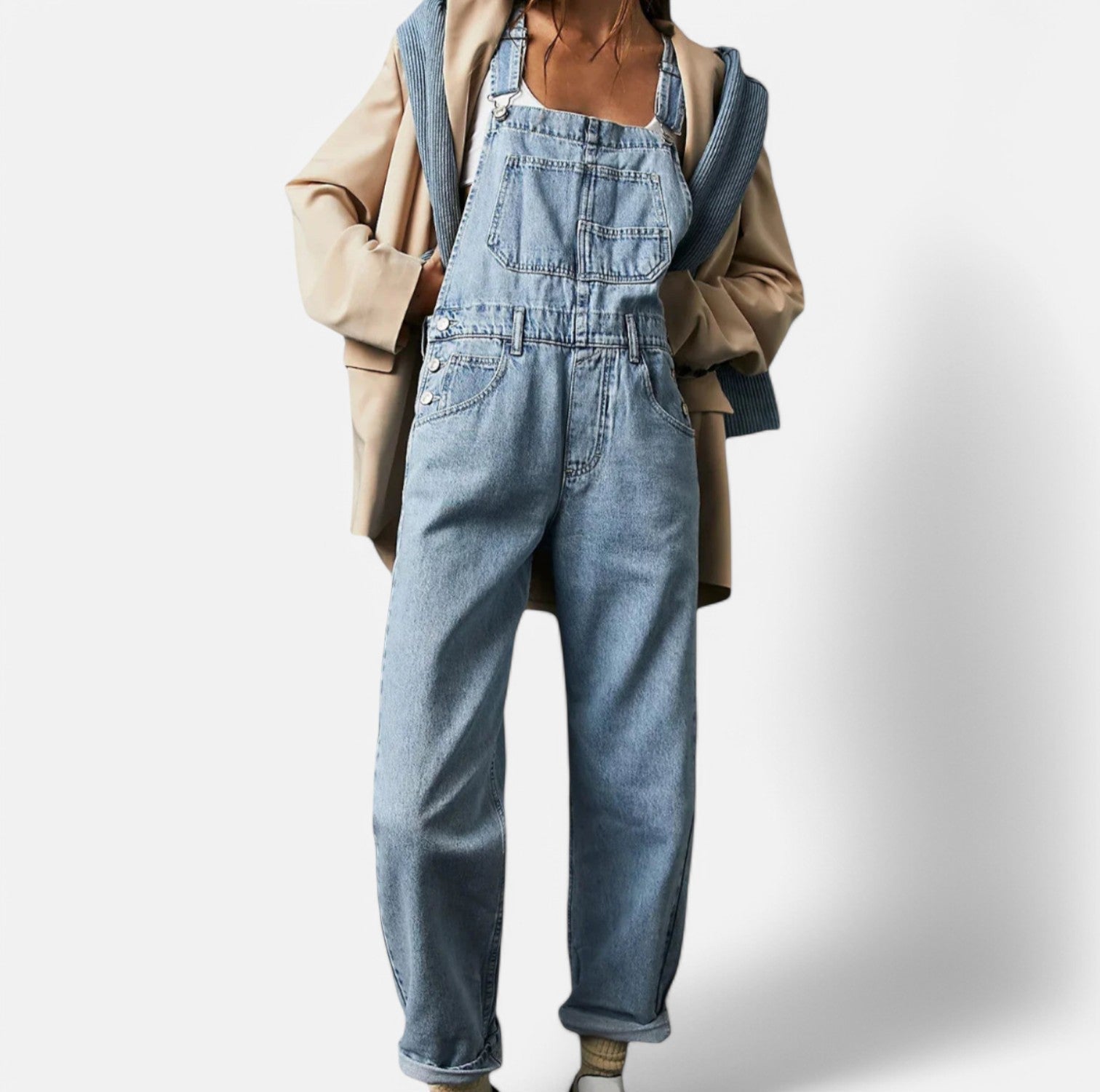 Vinta | Vintage Denim Jumpsuit Light Blue
