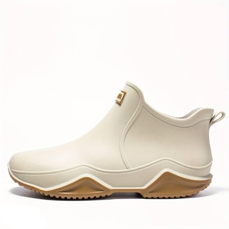 Virell – Orthopaedic Rubber Rain Boots for Women Beige