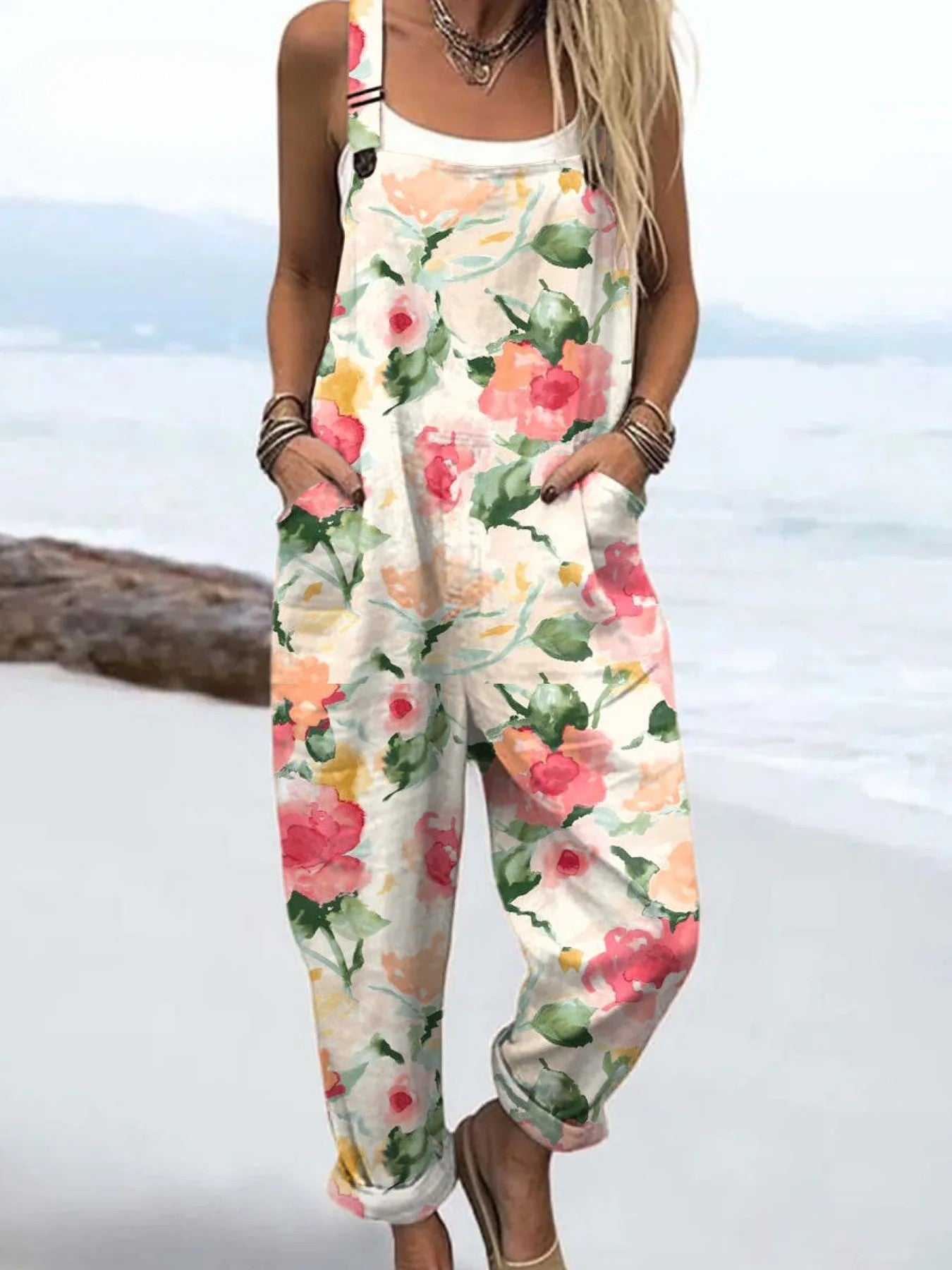 Floral Print Casual Jumpsuit for Women | Virelle Floral