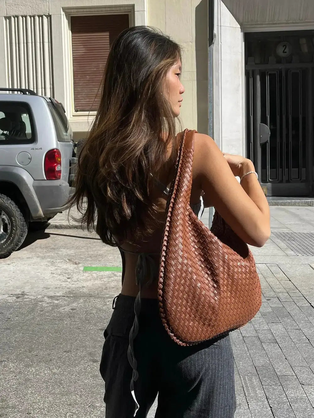 Woven | Large Slouchy Shoulder Bag