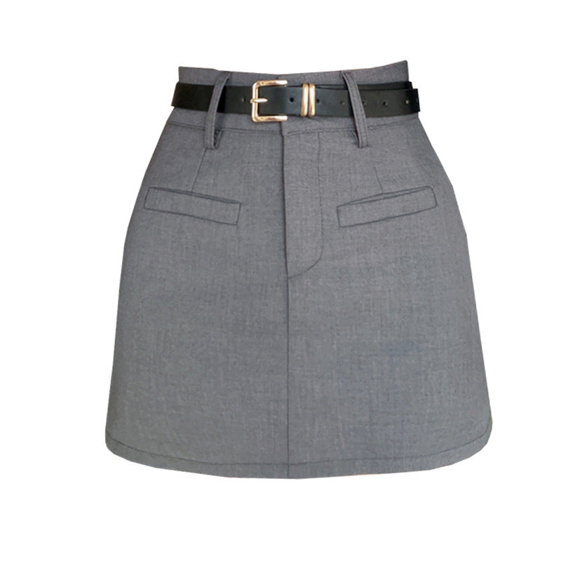 High Rise Mini Skort with Pockets for Women | Zelvin