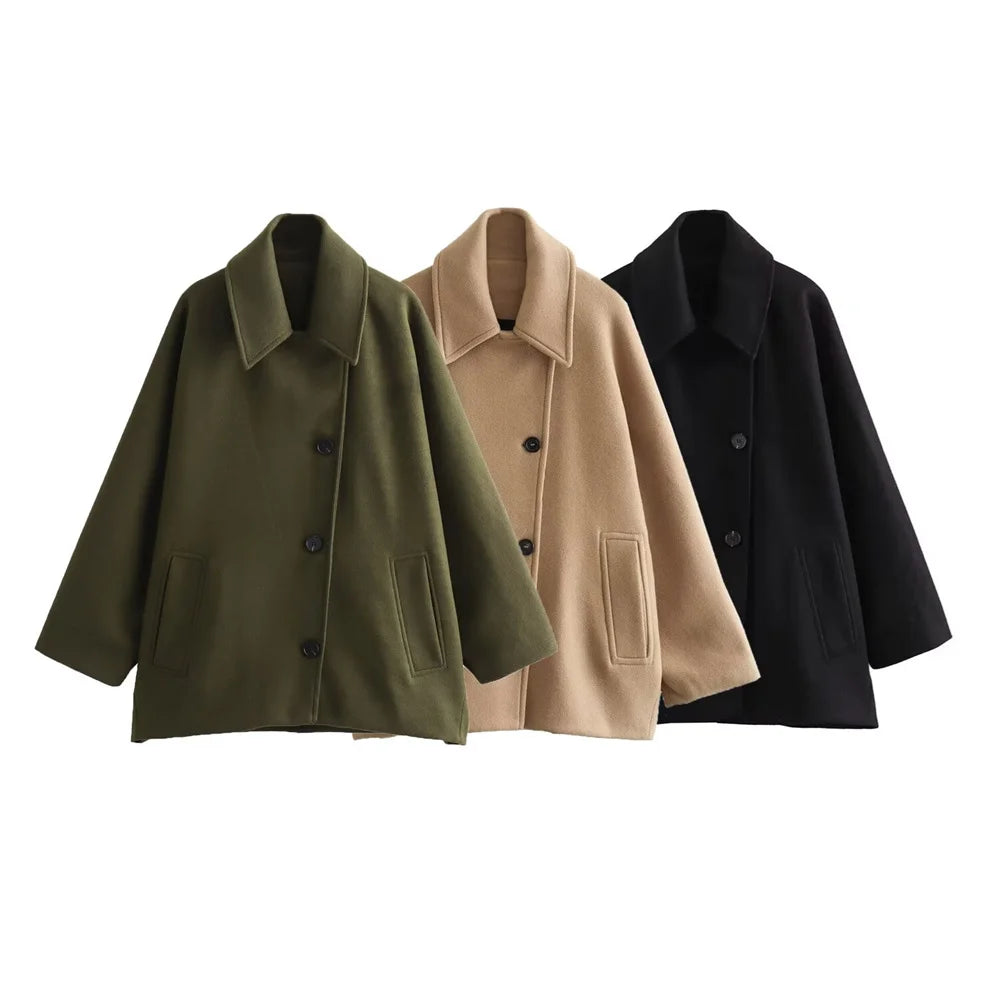 Oversized Winter Coat Stylish Design for Women | Zorlin