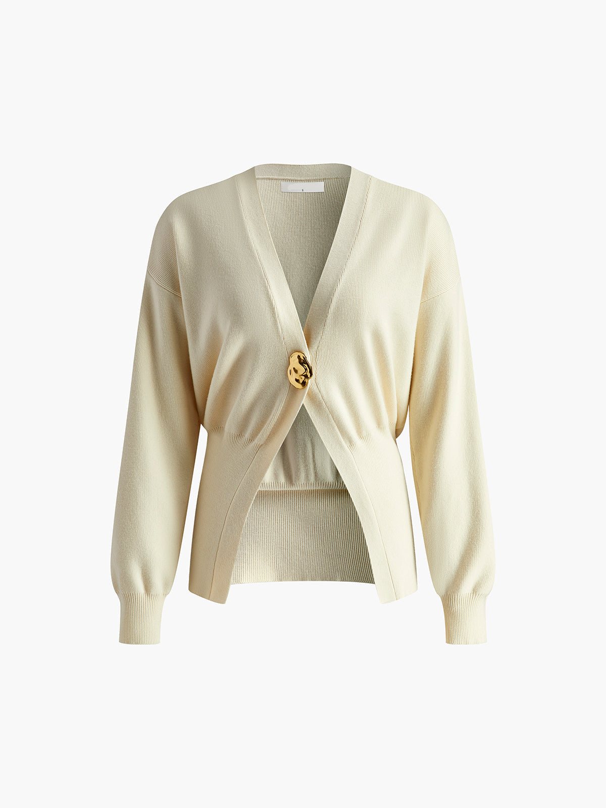 Knit Cardigan Button-Down Style for Women | Zylar Off-White