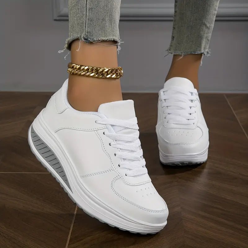 Air Cushion Sneakers for Women | Amish White