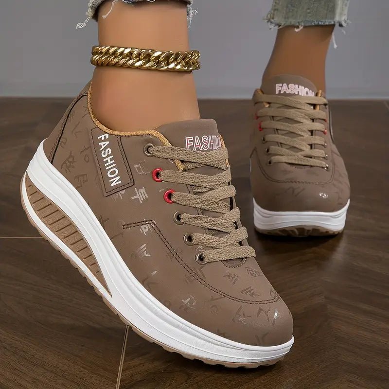Air Cushion Sneakers for Women | Amish Brown