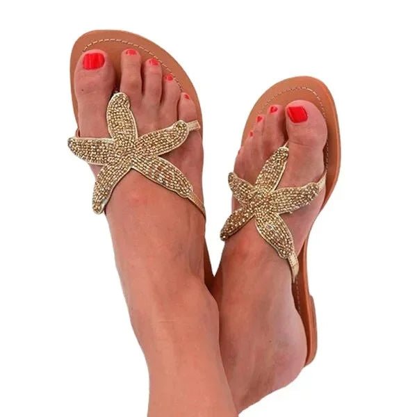Beaded Starfish Sandals for Women | Sirena