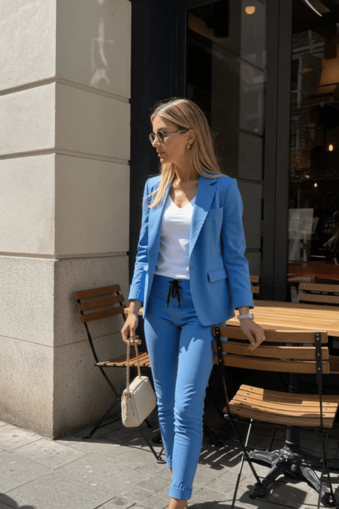 Elegant Blazer Set Two-Piece for Women | Sully