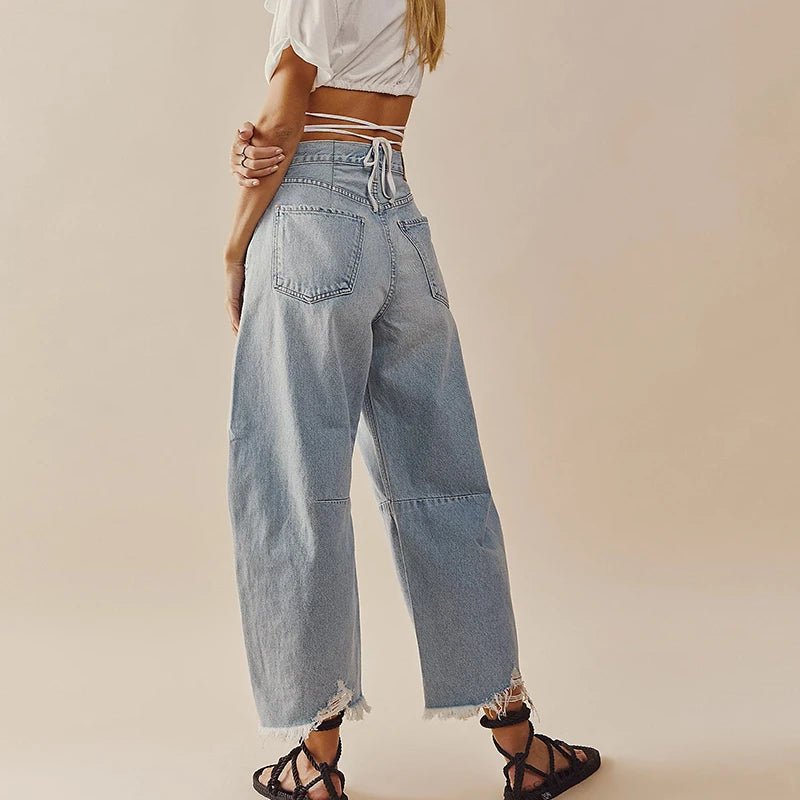 High Rise Wide Leg Jeans for Women | Oliva