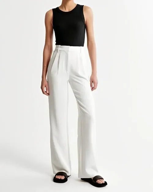 High Waisted Wide Leg Trousers for Women | Alvena White