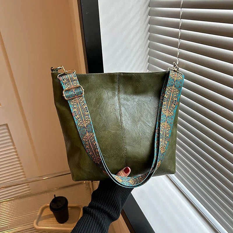 Leather Bag for Women | Stelle Green
