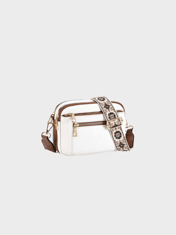 Leather Shoulder Bag for Women | Elsie White One-size