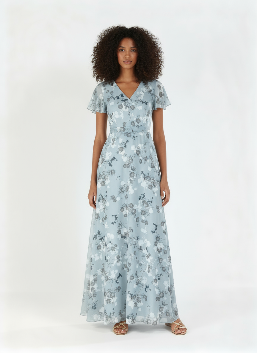 Midi Flower Dress for Women | Ophelia
