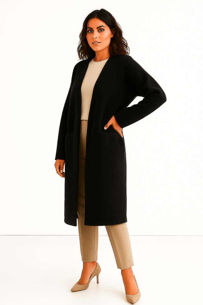 Long Cashmere Cardigan Stylish Layering for Women | Lunelle