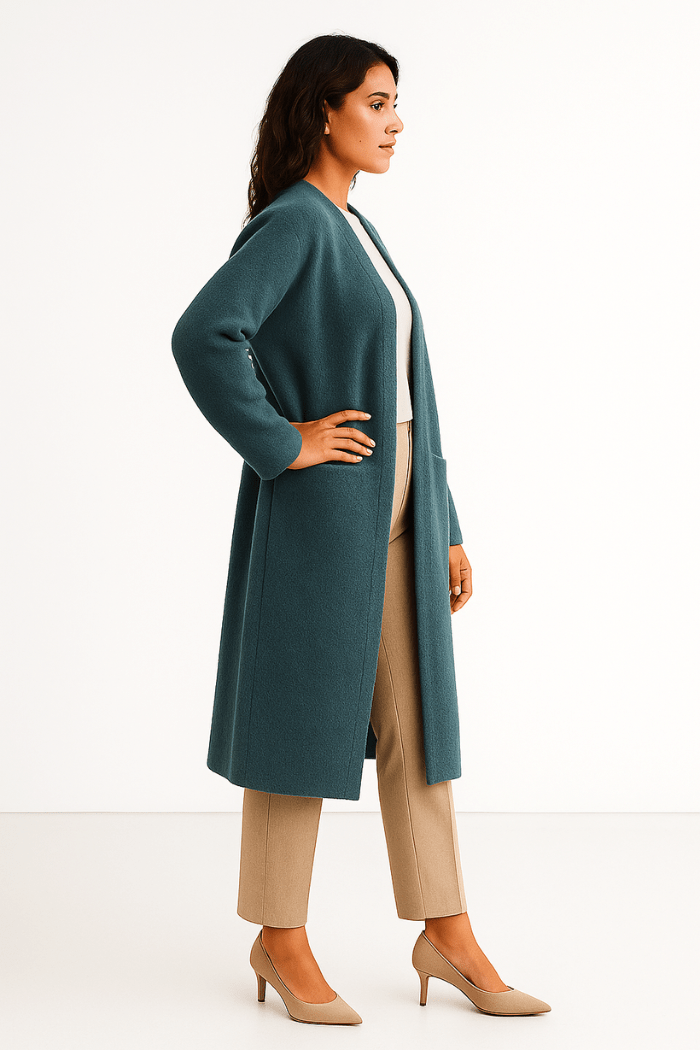 Long Cashmere Cardigan Stylish Layering for Women | Lunelle