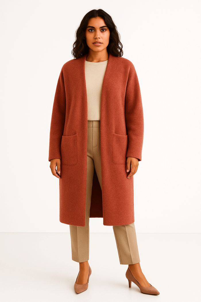 Long Cashmere Cardigan Stylish Layering for Women | Lunelle