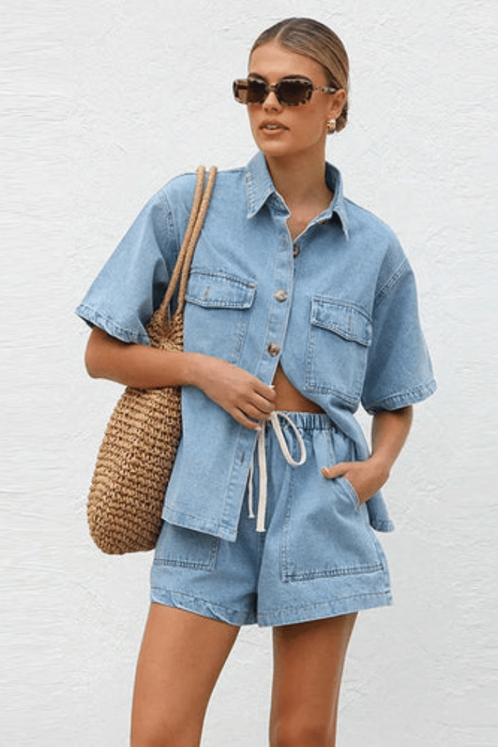 Loungewear Two Piece Set for Women | Virel Sky