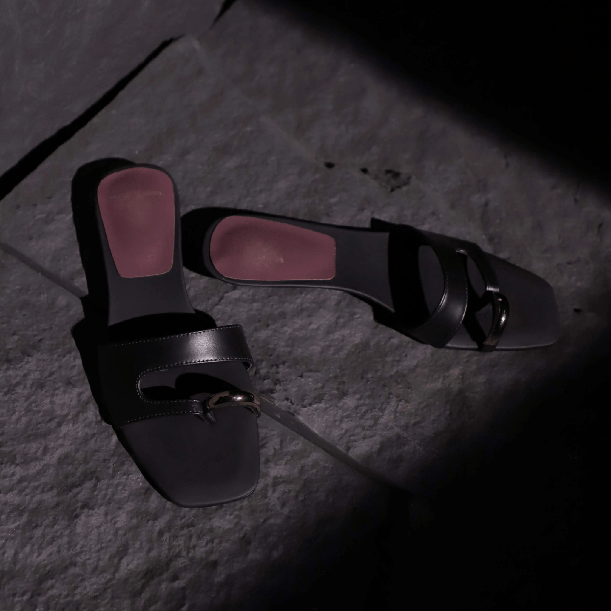 Low Heel Slides for Women | Riley Black