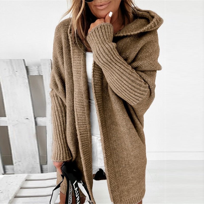 Oversized Cardigan Knit Style for Women | Maxine Khaki