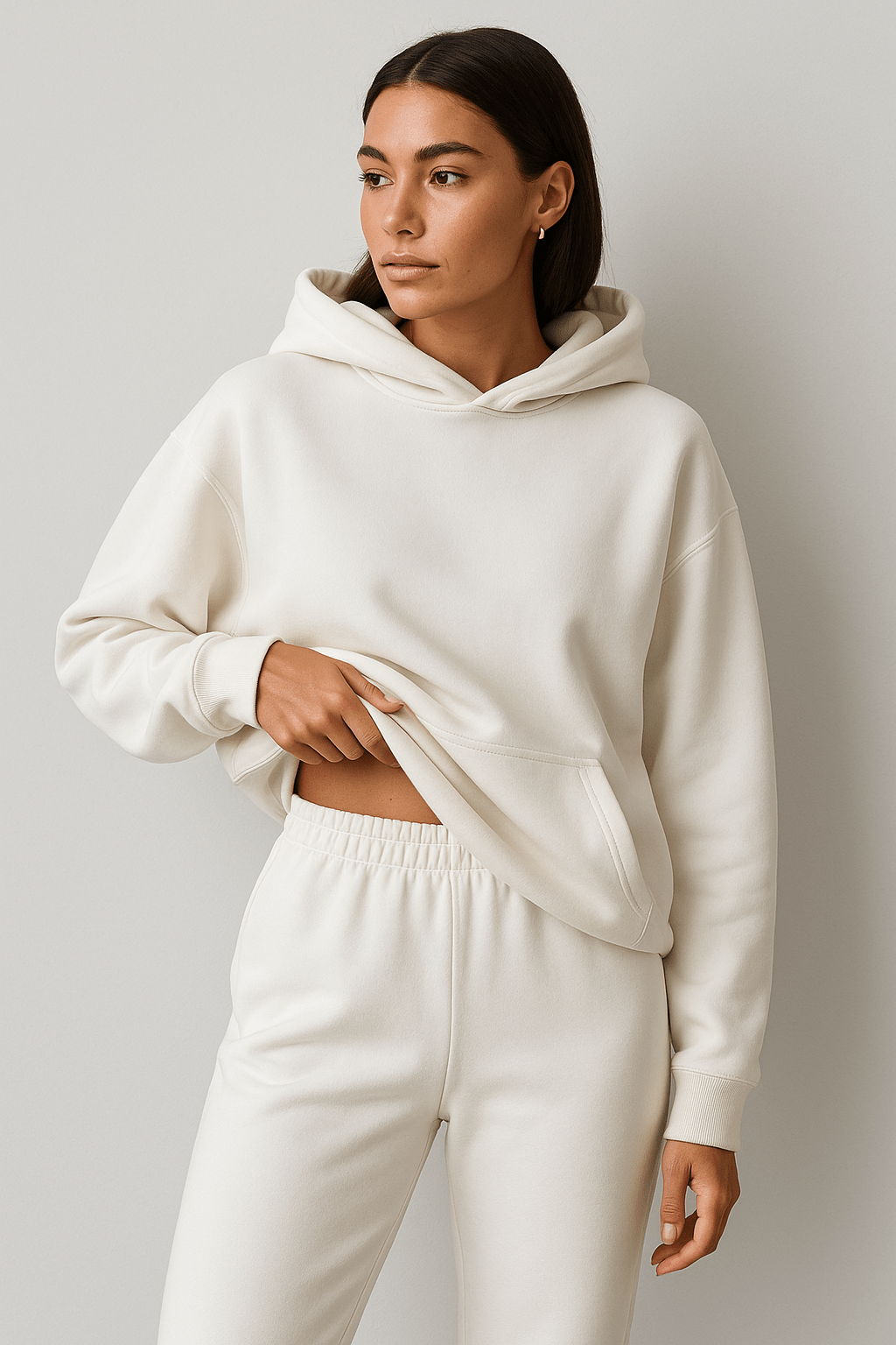 Oversized Hoodie and Jogger Set for Women | Alia White